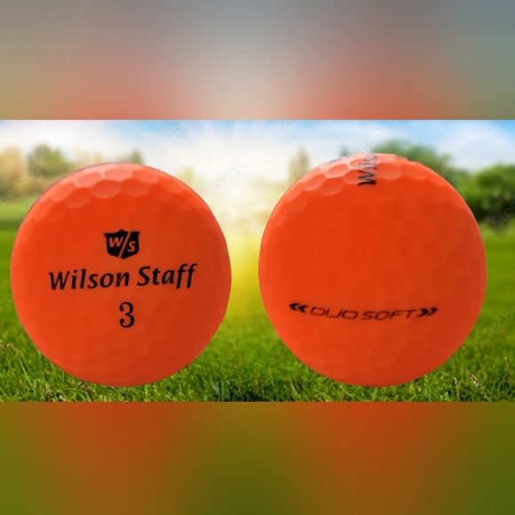 LOT OF 2 GENTLY USED GOLF BALLS #3 ~ WILSON ~ BRIDGESTONE E12 ~ - Picture 3 of 3